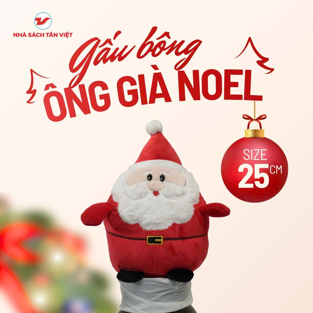 Gấu Bông Ông Già Noel 25cm