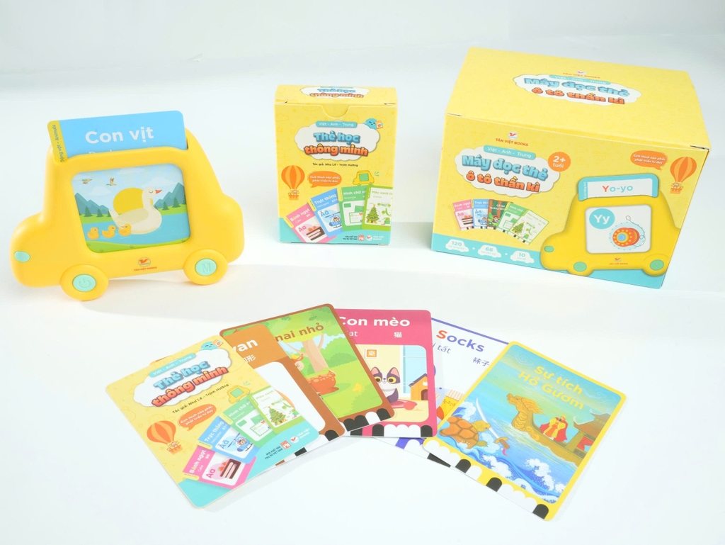 Máy đọc thẻ Ô tô thần kì - 3 ngôn ngữ Anh - Trung - Việt