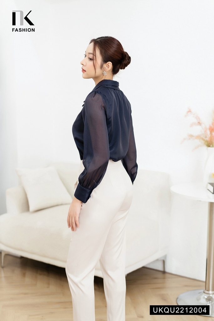 Quần Baggy Vạt Kiểu UK Fashion Cao Cấp, Mềm Mịn UKQU2212004
