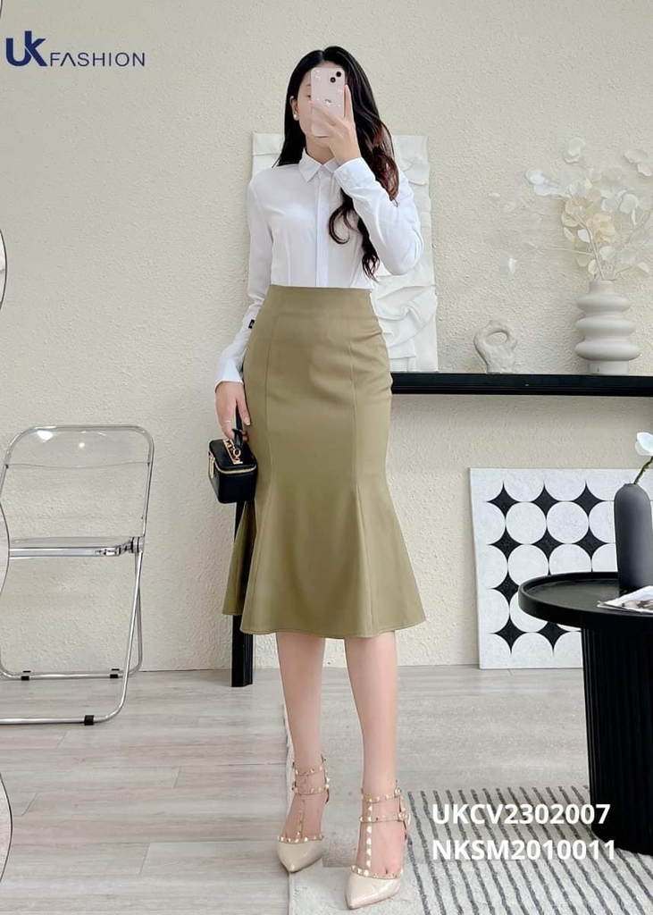 Chân Váy Đuôi Cá UK Fashion Cực Kỳ Hack Dáng UKCV2302007