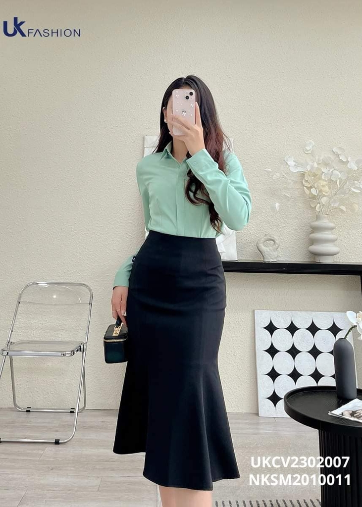 Chân Váy Đuôi Cá UK Fashion Cực Kỳ Hack Dáng UKCV2302007