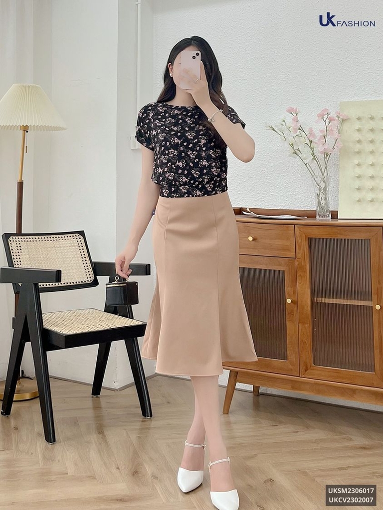 Chân Váy Đuôi Cá UK Fashion Cực Kỳ Hack Dáng UKCV2302007