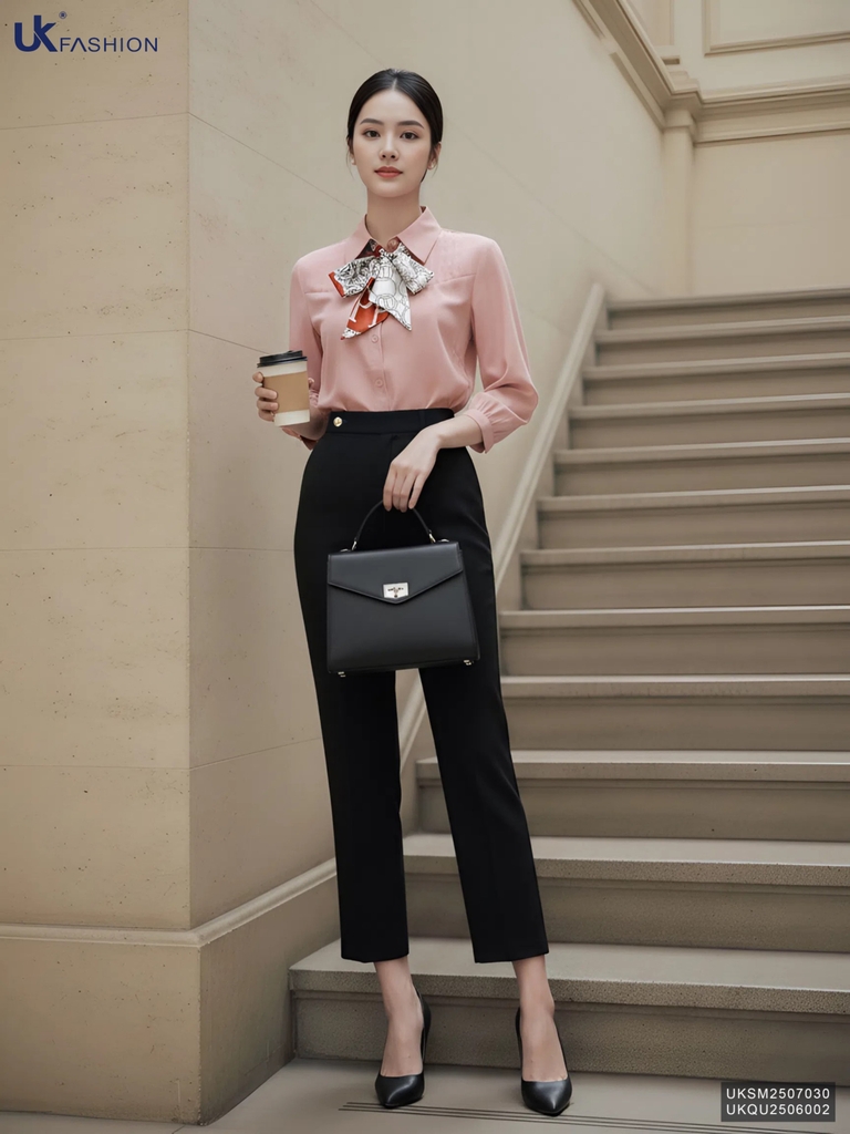 Quần baggy suông cạp nhê - mặc là mê UKQU2506002
