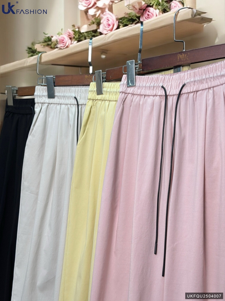 Quần baggy chun cạp dễ mặc UKFQU2504007