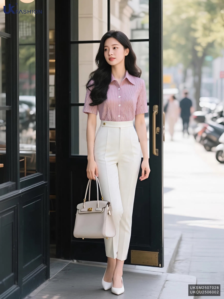 Quần baggy suông cạp nhê - mặc là mê UKQU2506002