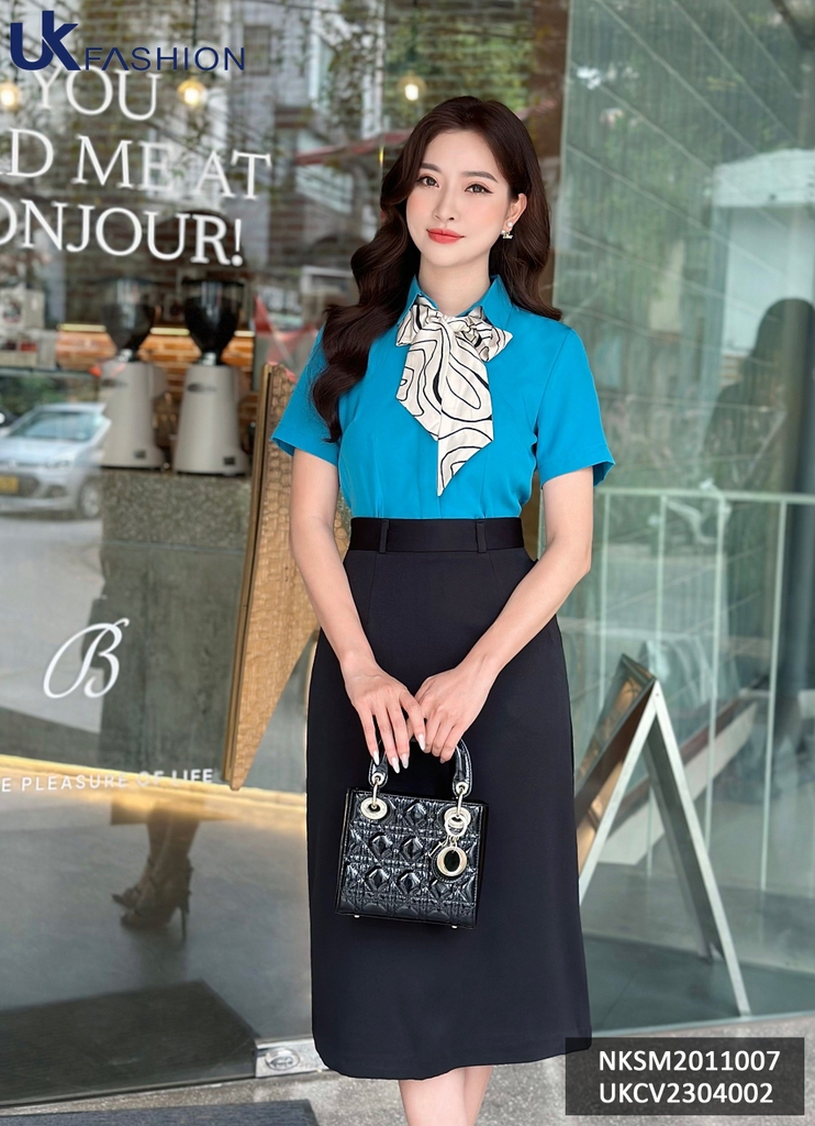 Chân Váy A Dài UK Fashion Basic, Màu Sắc Trendy UKCV2304002