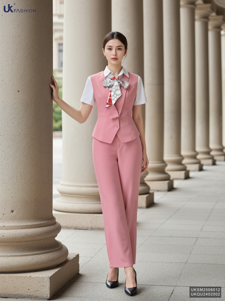 Gile cúc eo thanh lịch nữ tính UKSM2506012