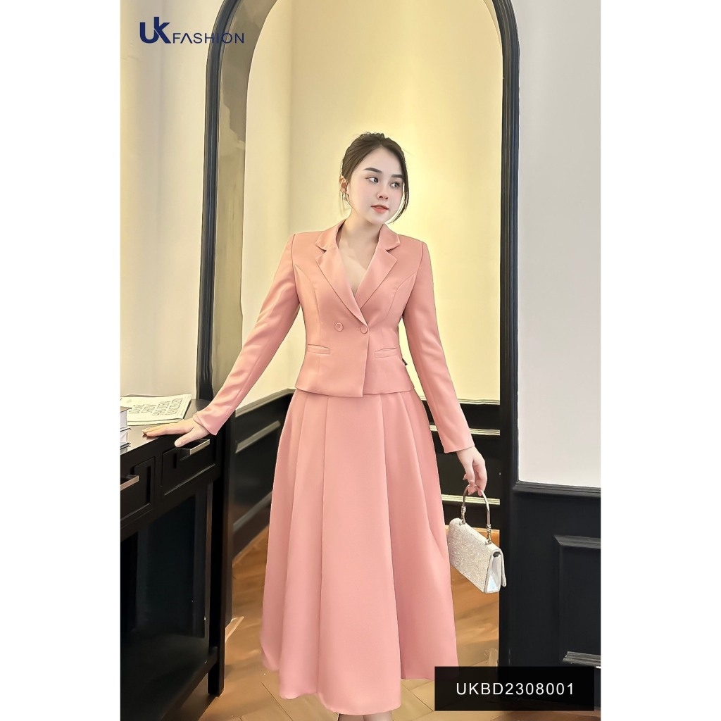 Chân Váy Xếp Ly UK Fashion Thanh Lịch, Nữ Tính UKCV2310002