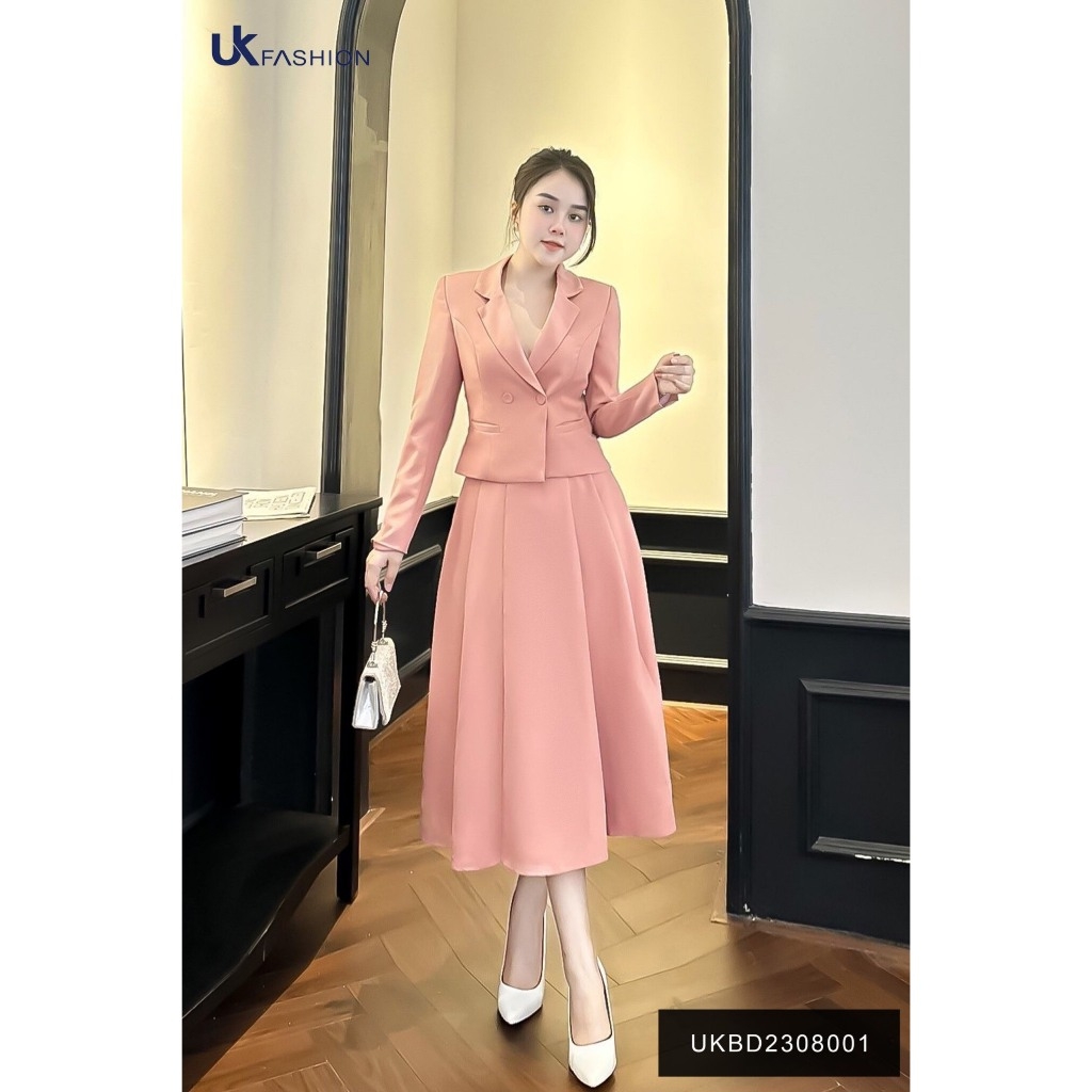 Chân Váy Xếp Ly UK Fashion Thanh Lịch, Nữ Tính UKCV2310002