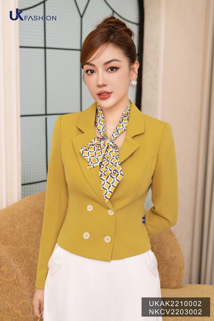 Áo Vest 1 Lớp 4 Cúc UK Fashion Chất Liệu Cao Cấp, Lên Form Đứng Dáng UKAK2210002