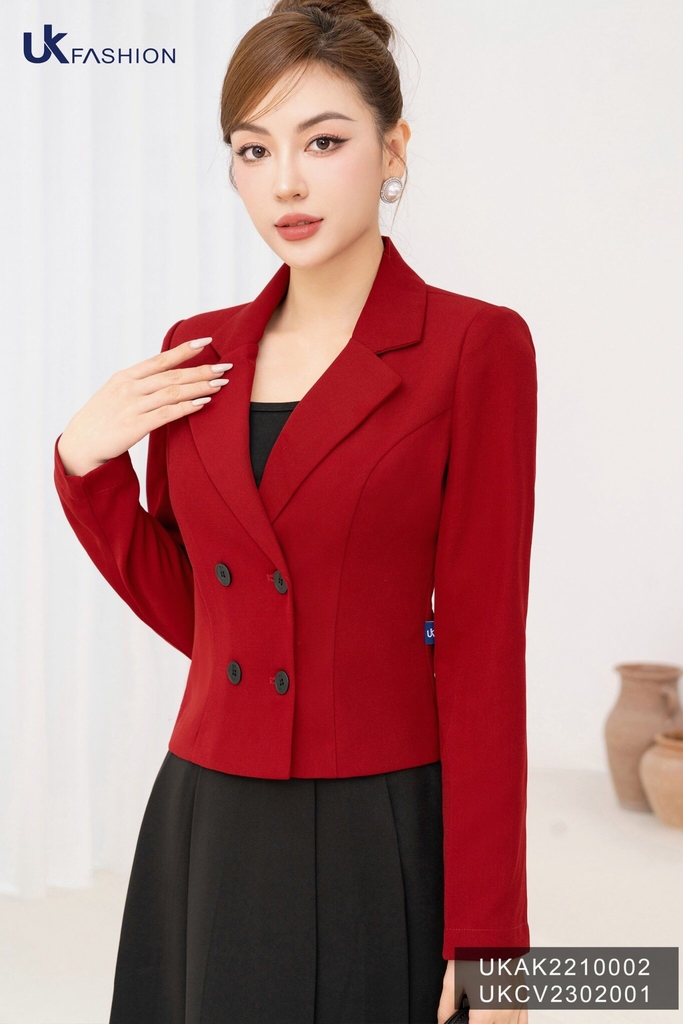 Áo Vest 1 Lớp 4 Cúc UK Fashion Chất Liệu Cao Cấp, Lên Form Đứng Dáng UKAK2210002