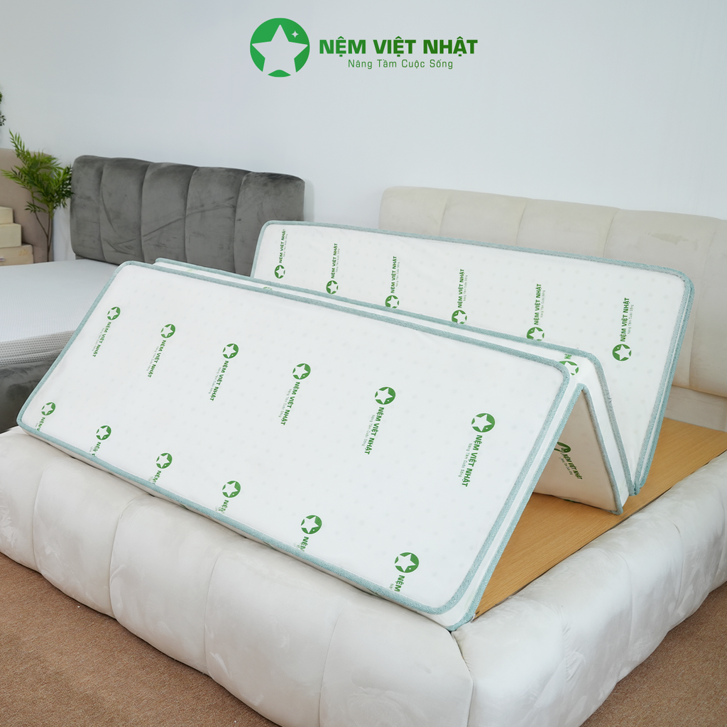 Nệm Foam Gấp 3 Việt Nhật Sora – Êm Ái, Tiện Dụng
