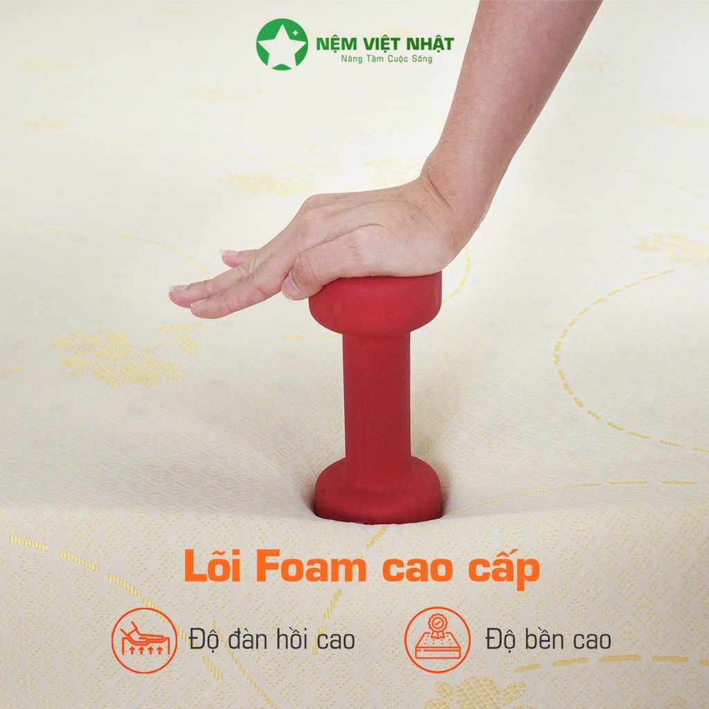 Nệm Foam Việt Nhật Latex Gold – Nâng Đỡ, Thoáng Mát Tối Ưu