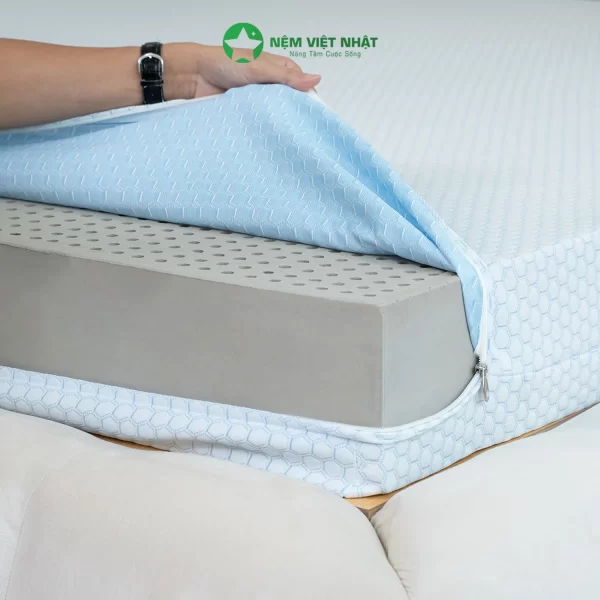 Nệm Cao Su Việt Nhật Coolax – Vững nâng đỡ, mát trọn giấc