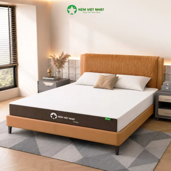 Nệm Cao Su Việt Nhật Coolax – Vững nâng đỡ, mát trọn giấc