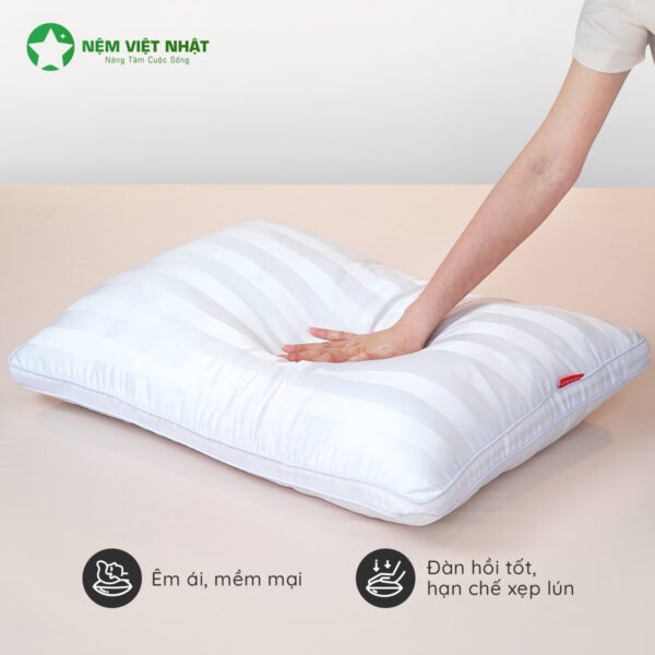 Gối Nằm Lông Vũ Khách Sạn Việt Nhật