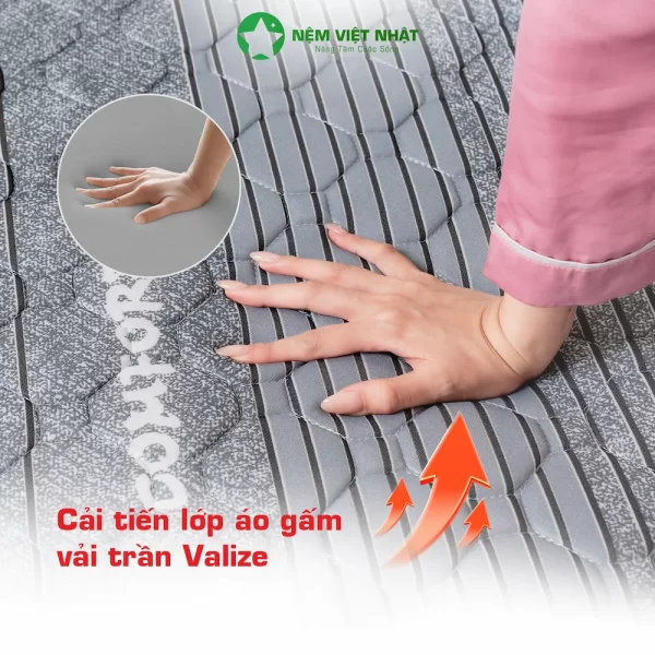 Nệm Foam Gấp 3 Việt Nhật Nano – Êm Ái, Mềm Mại Thoáng Khí Tiện Dụng