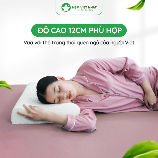 Gối Nằm Cao Su Lượn Sóng Việt Nhật