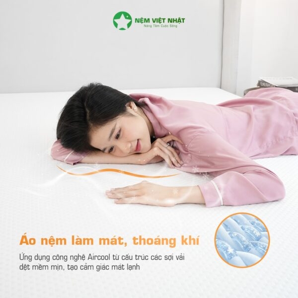 Nệm Cao Su Làm Mát Việt Nhật Ultimate – Nâng Đỡ Vững Chắc, Làm Mát Vượt Trội