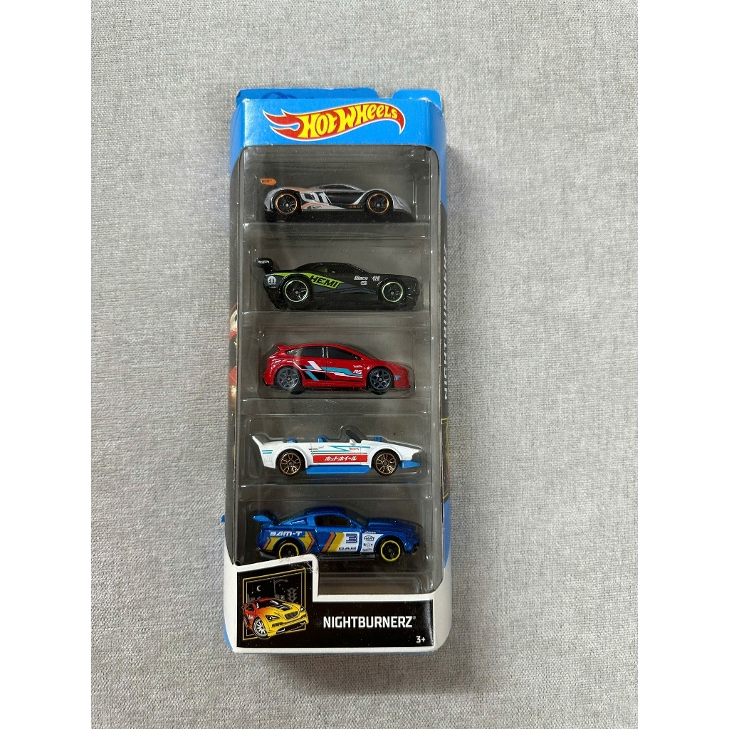Hotwheels Pack 5 nhiều mẫu NightBurn Batman HW EXOTICS HW DRIFT - Cobra Toys - Hot Wheels - Xe mô hình tỉ lệ 1:64