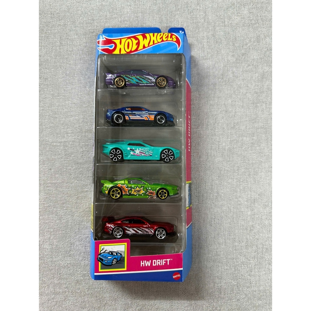 Hotwheels Pack 5 nhiều mẫu NightBurn Batman HW EXOTICS HW DRIFT - Cobra Toys - Hot Wheels - Xe mô hình tỉ lệ 1:64