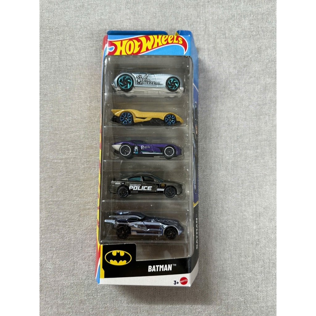 Hotwheels Pack 5 nhiều mẫu NightBurn Batman HW EXOTICS HW DRIFT - Cobra Toys - Hot Wheels - Xe mô hình tỉ lệ 1:64