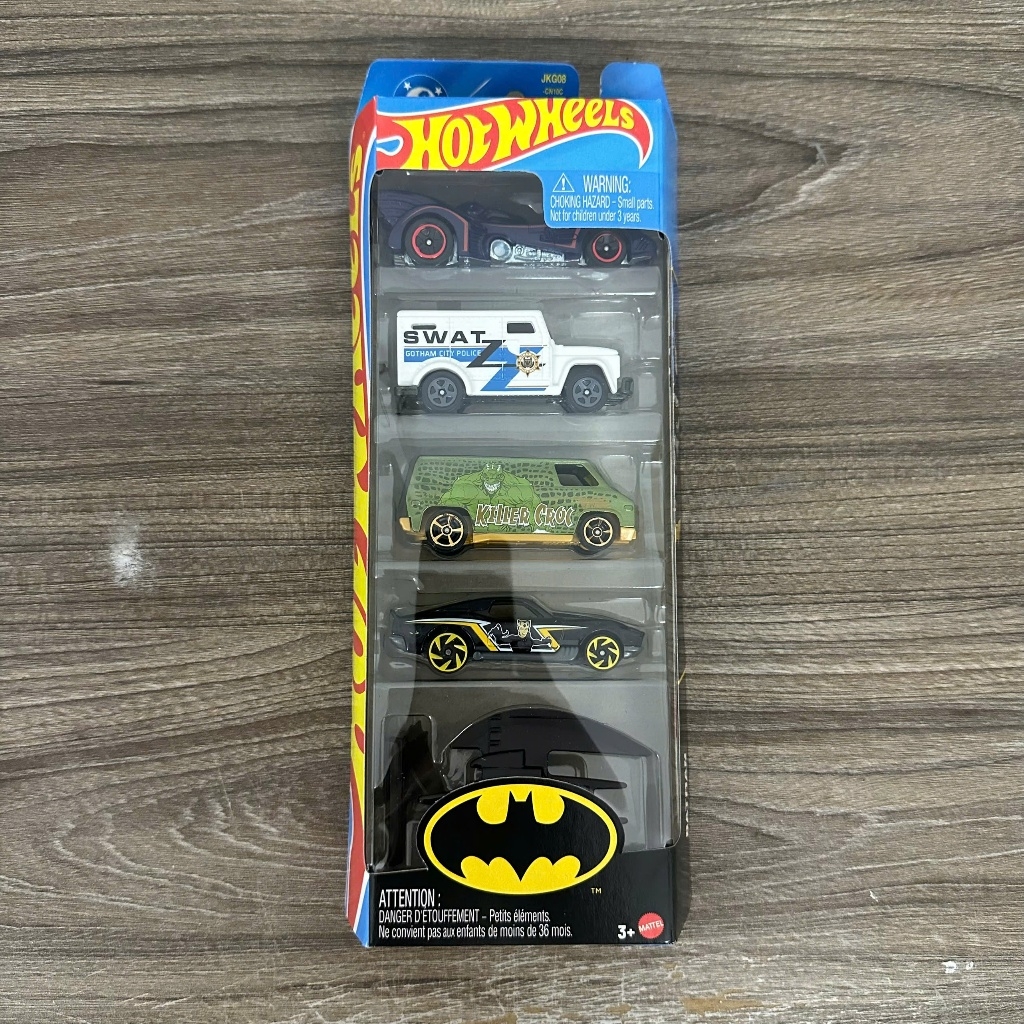 Hotwheels Pack 5 nhiều mẫu NightBurn Batman HW EXOTICS HW DRIFT - Cobra Toys - Hot Wheels - Xe mô hình tỉ lệ 1:64