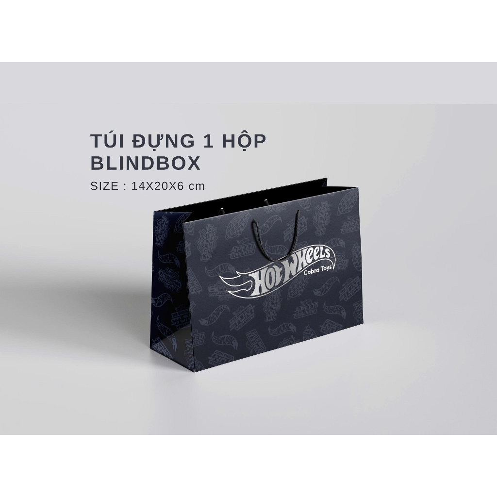 Túi Đựng Xe Hotwheels  Túi đựng quà , blindbox custom - Cobra Toys - Hot Wheels - Xe mô hình tỉ lệ 1:64