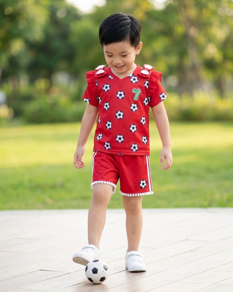 Bộ đồ thể thao 2 món bóng đá