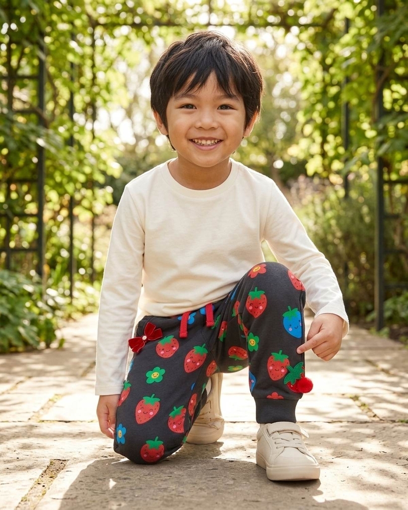 Quần jogger nỉ bo gấu