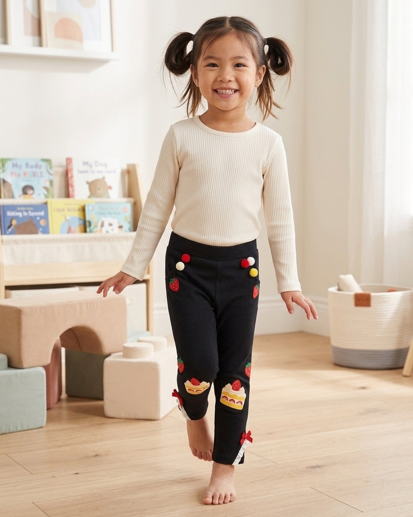 Quần legging cotton co giãn