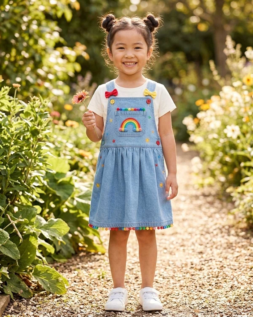 Váy yếm jean