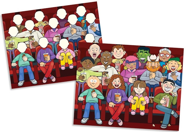 Melissa & Doug Sách sticker Gương mặt vui vẻ