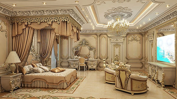 Nội thất phòng khách tân cổ điển tại Lào cai Sapa