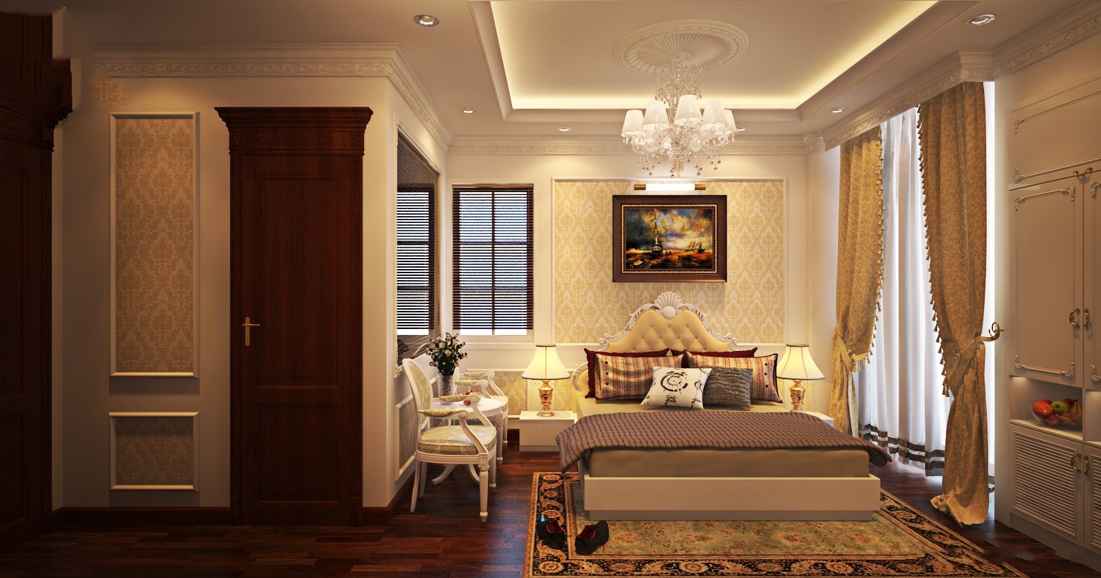 Giấy dán tường tân cổ điển tại Lào Cai