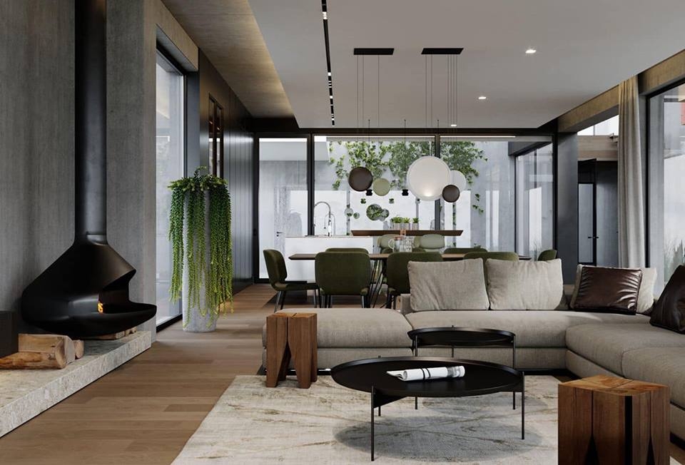 Thiết kế thi công nội thất phòng khách Lào Cai