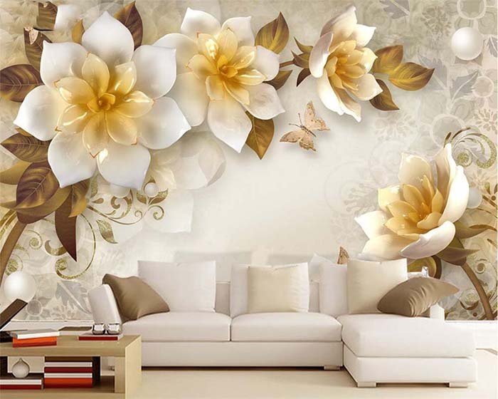 Chọn tranh dán tường phòng khách theo phong thủy Lào Cai