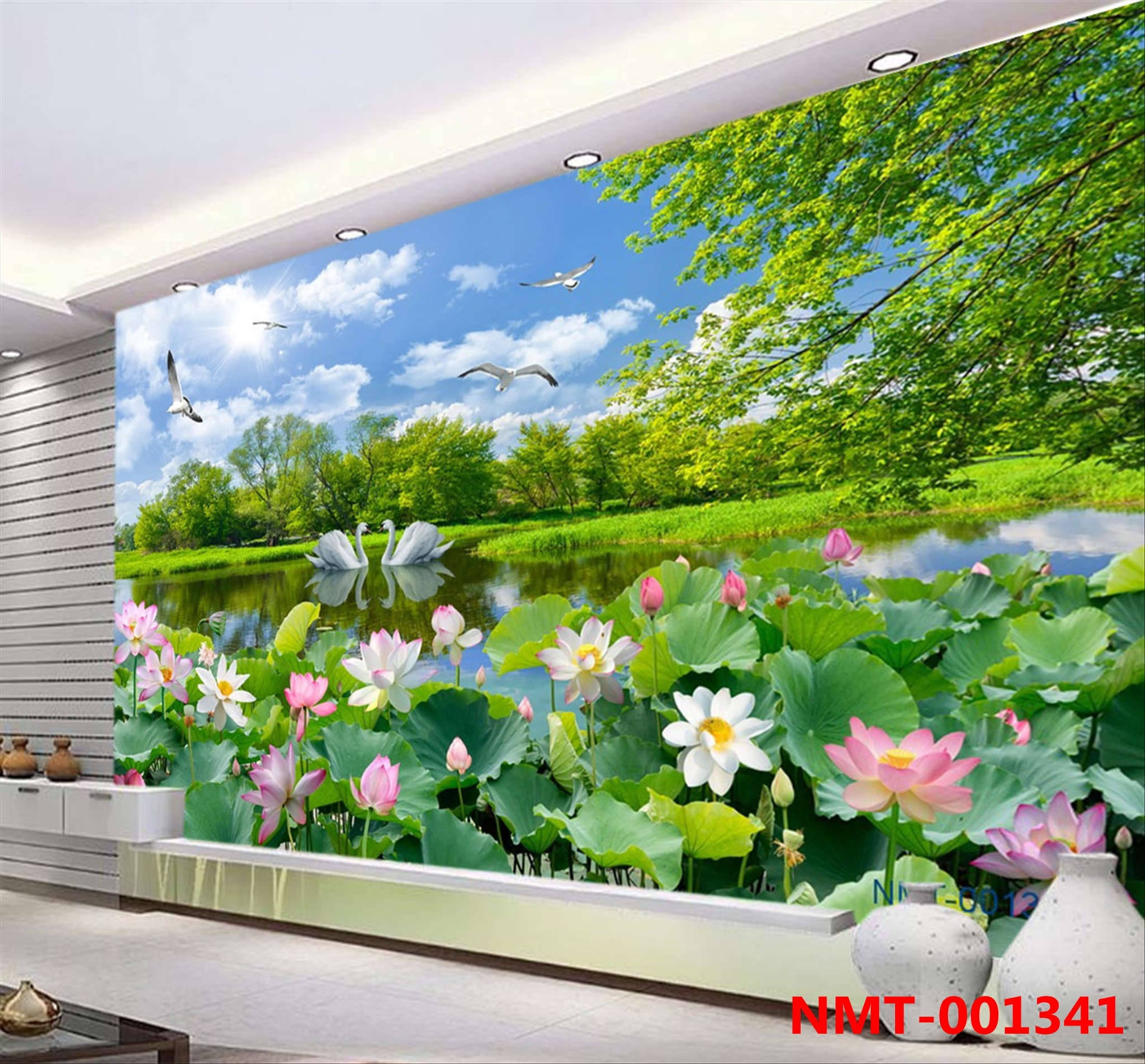 Tranh dán tường phong thủy Lào Cai