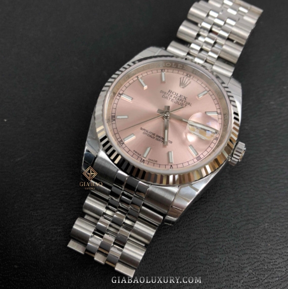 Đồng Hồ Rolex Datejust 36 116234 Mặt Số Hồng