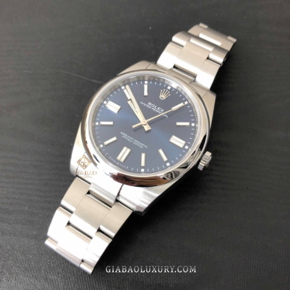 Đồng Hồ Rolex Oyster Perpetual 41 124300 Mặt Số Xanh Dương