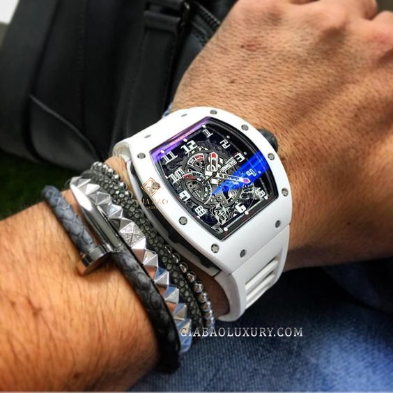 Đồng Hồ Richard Mille RM30 Ceramic Trắng