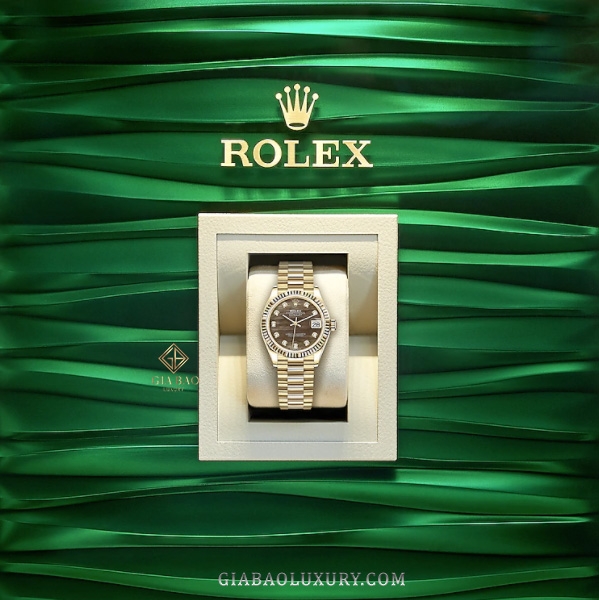Đồng Hồ Rolex Datejust 278278 Mặt Xà Cừ Tím Dây Đeo President