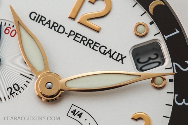 Đồng Hồ Girard Perregaux World Time Power Reserve Vàng Trắng