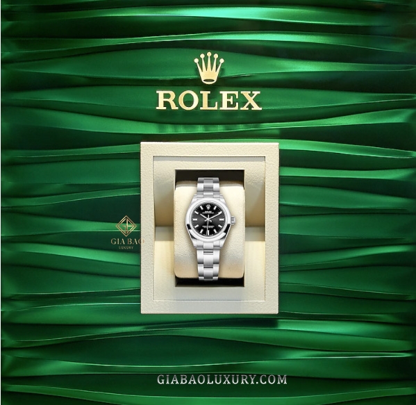Đồng Hồ Rolex Oyster Perpetual 276200 Mặt Số Đen