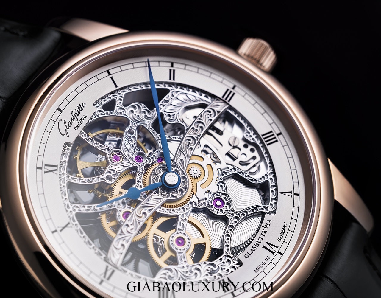 Đồng hồ Glashutte Original Senator Skeletonized 1-49-18-01-05-30