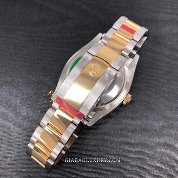 Đồng Hồ Rolex Datejust 36 126203 Mặt Số Xanh Oliu Cọc Số La Mã Dây Đeo Oyster
