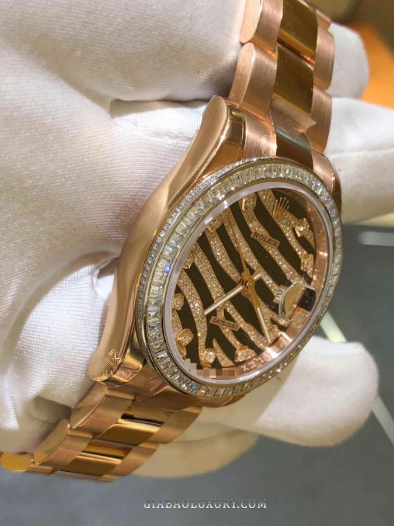 Đồng Hồ Rolex Datejust 36 116285BBR Mặt Số Đính Kim Cương