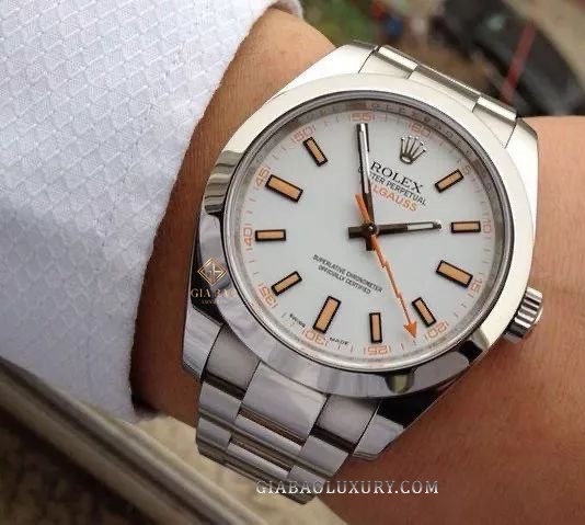 Đồng Hồ Rolex Milgauss 116400GV Mặt Số Trắng