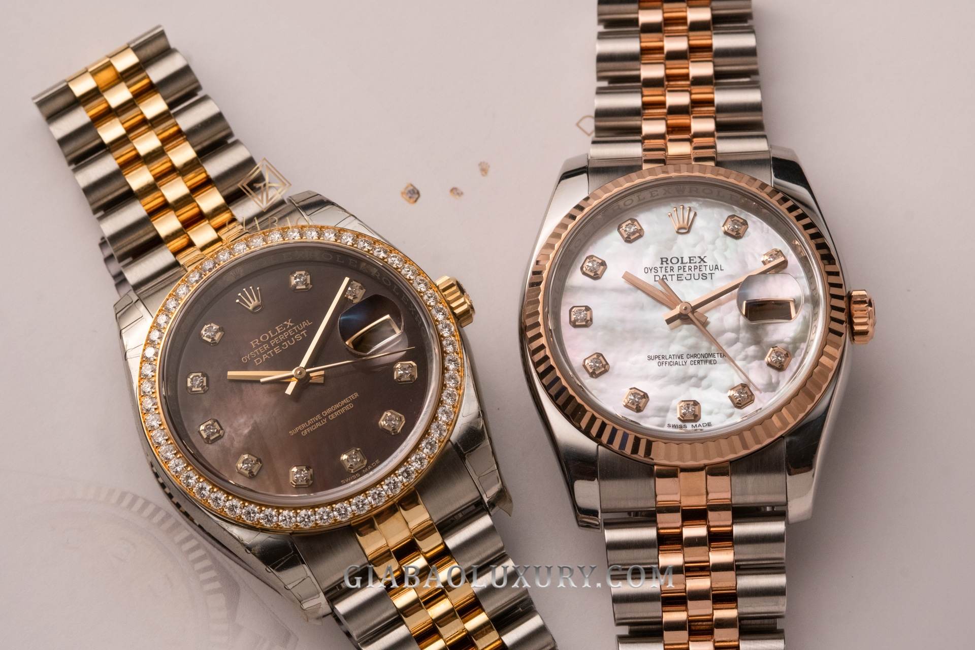 Đồng Hồ Rolex Datejust 36 116231 Mặt Số Vỏ Trai Trắng