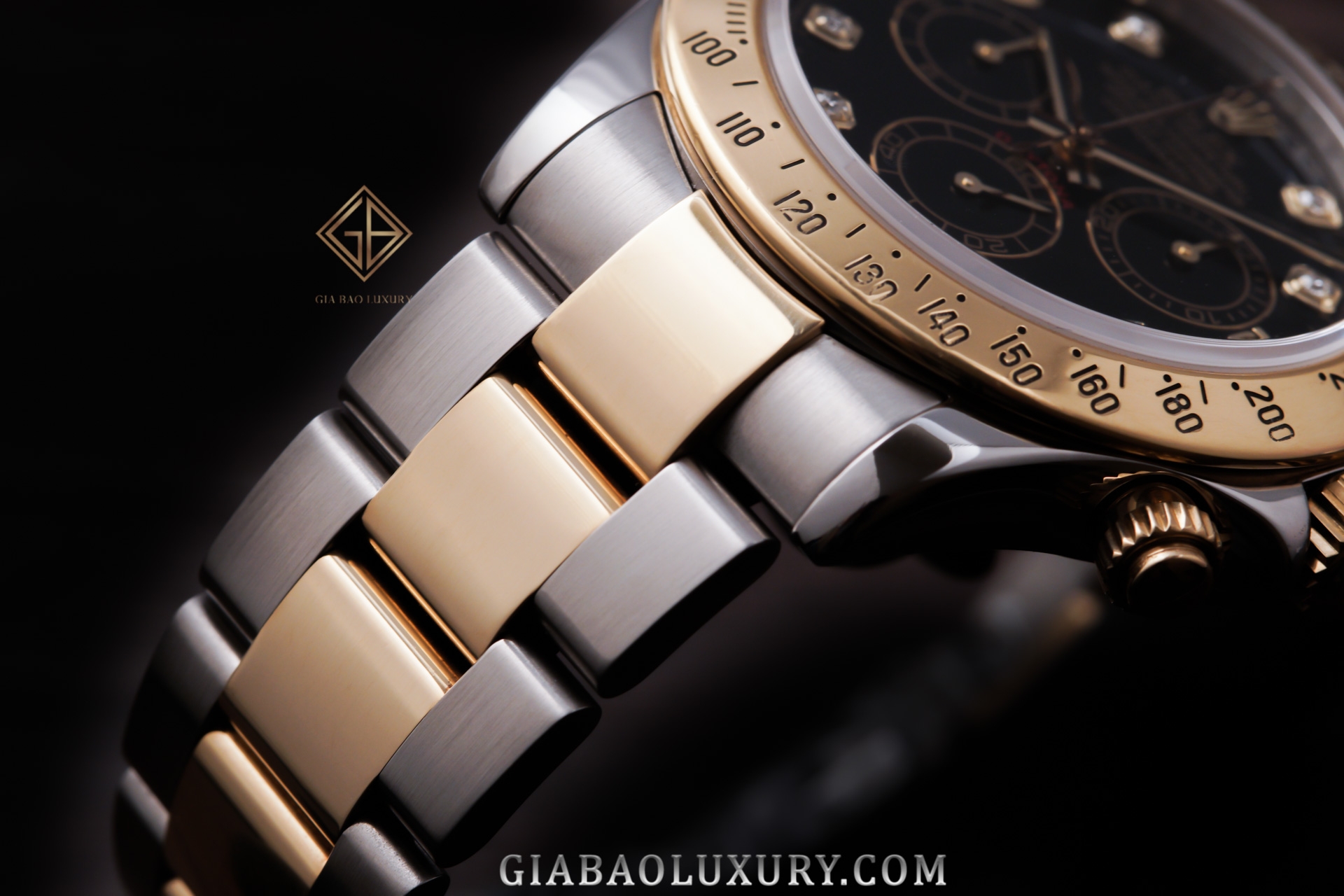 Đồng hồ Rolex Cosmograph Daytona 116523 Mặt số Đen